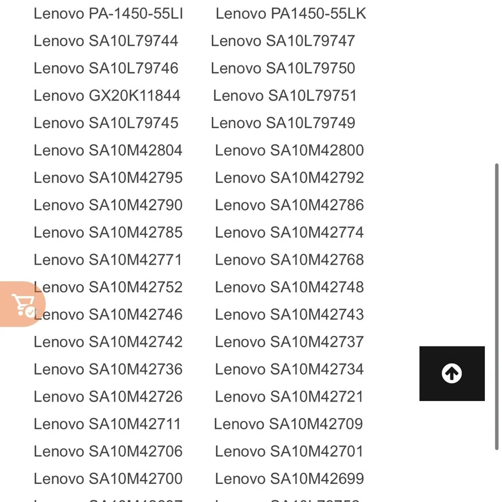 Lenovo Black Power Adapter